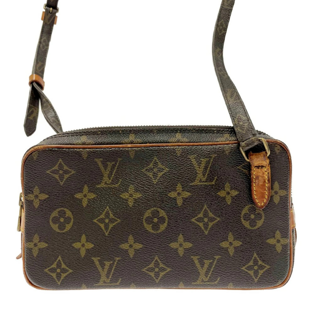 LOUIS VUITTON Monogram Pochette Marly Bandouliere Brown Shoulder Bag - Picture 4 of 10